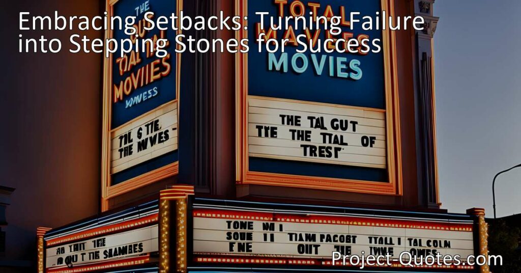 Discover how setbacks can actually pave the way to success. Learn how to embrace challenges