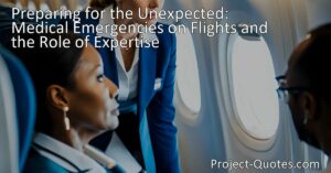 Get prepared for medical emergencies on planes. Understand the importance of expertise and the role of luck. Learn how flight attendants handle emergencies.