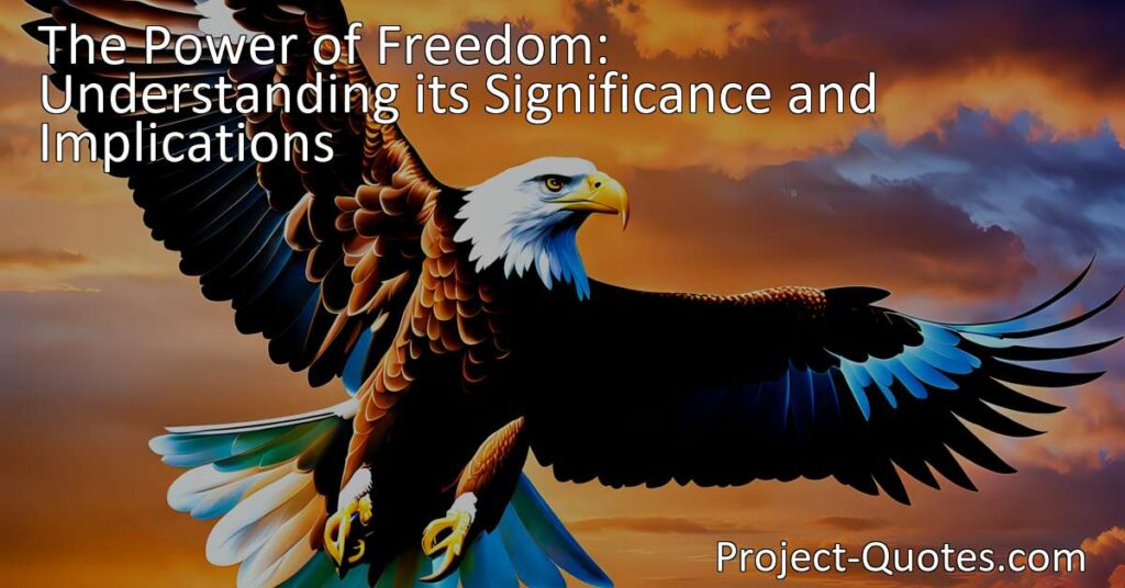 Unlock the Power of Freedom: Transforming Reality for a Better World. Explore the significance and implications of freedom in shaping our lives. Discover how personal and societal freedom can lead to positive change.