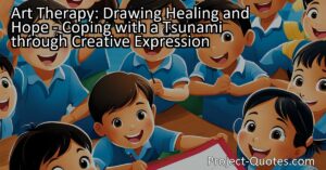 Discover the transformative power of art therapy after a tsunami. Express emotions through drawing