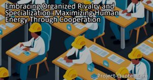 Unlocking Human Potential Through Healthy Competition and Specialization: Embrace the Power of Organized Rivalry and Cooperation
