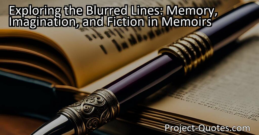 Explore the blurred lines between memory