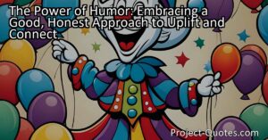 The Power of Humor: Embracing a Good