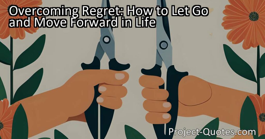 Learn how to overcome regret and let go of negative emotions with these strategies. Discover the power of self-reflection