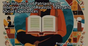 The Influence of Patriarchy on Interpretation of Realistic Texts and Social Experiences