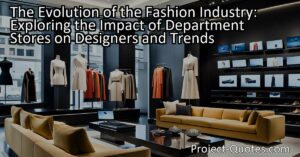 Unlocking the Impact of Department Stores on Fashion Trends | Explore the Evolution of the Fashion Industry