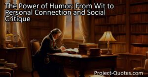 Unlock the Power of Humor: From Wit to Creating Connections and Social Critiques. Discover how humor engages