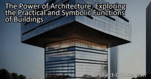In "The Power of Architecture: Exploring the Practical and Symbolic Functions of Buildings