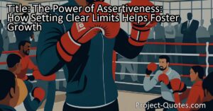 The Power of Assertiveness: How Setting Clear Limits Helps Foster Growth