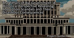This article explores the pitfalls of Big Government