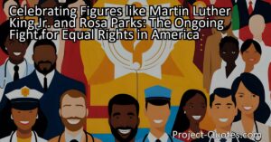 Celebrating Figures like Martin Luther King Jr. and Rosa Parks: The Ongoing Fight for Equal Rights in America