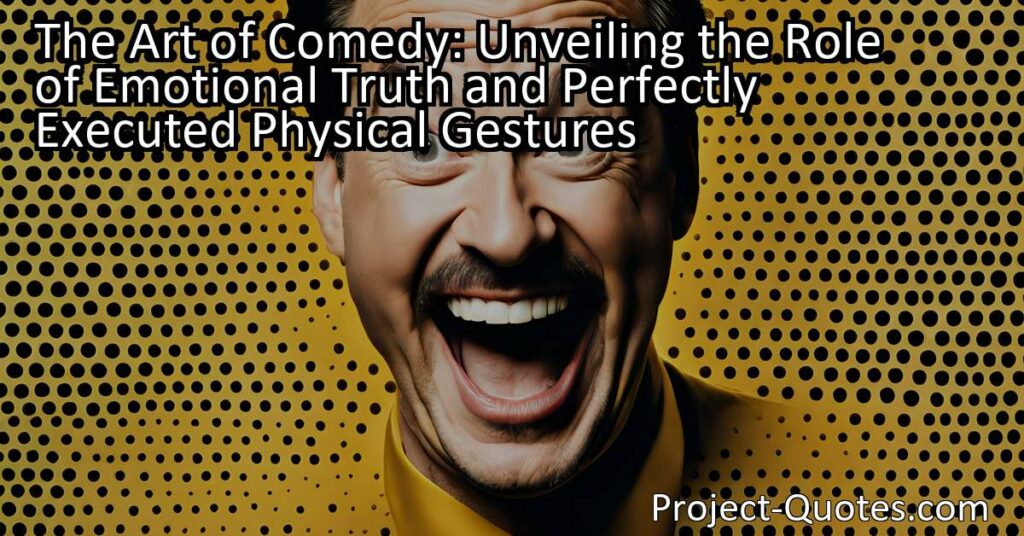 In the world of comedy