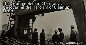The Courage Behind Chernobyl: Uncovering the Heroism of Cleanup Efforts