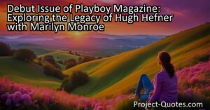 The debut issue of Playboy magazine