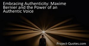 The content explores the power of embracing authenticity