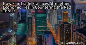 Fair trade practices play a crucial role in strengthening economic ties between nations. By fostering cooperation and understanding in international trade