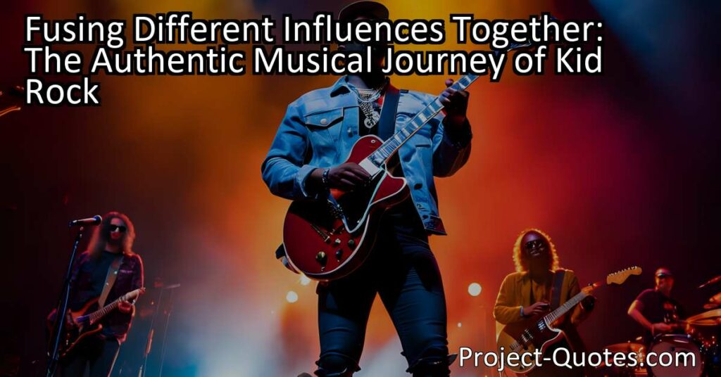 Fusing Different Influences Together: The Authentic Musical Journey of Kid Rock