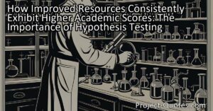 How Improved Resources Consistently Exhibit Higher Academic Scores: The Importance of Hypothesis Testing