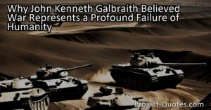 Why John Kenneth Galbraith Believed War Represents a Profound Failure of Humanity