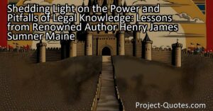 Renowned author Henry James Sumner Maine sheds light on the power and pitfalls of legal knowledge in the Western world. He explores how the aristocracy historically used its exclusive access to legal knowledge to manipulate laws