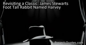 Discover the story behind James Stewart's desire to revisit the play "Harvey" and his longing to perfect his portrayal of Elwood P. Dowd and his six-foot tall rabbit friend named Harvey. Despite his initial success and collaboration with renowned actress Helen Hayes