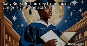 Sally Ride: Her Journey from Portola Junior High to the Stars takes us on an incredible adventure