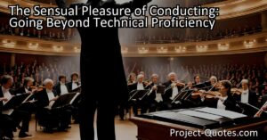 Discover the profound connection between a conductor and the music they interpret as Esa-Pekka Salonen explains the greatest interpretations go beyond technical proficiency. It's not just about being in charge