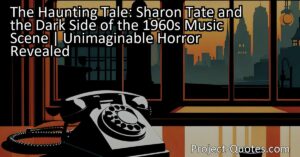 The Haunting Tale: Sharon Tate and the Dark Side of the 1960s Music Scene | Unimaginable Horror Revealed