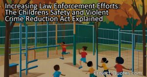 The Children's Safety and Violent Crime Reduction Act proposes increasing law enforcement efforts to combat child exploitation. This includes training specialized units