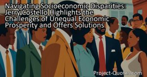 the challenges of unequal economic prosperity and offers solutions. The content delves into the multifaceted nature of socioeconomic disparities