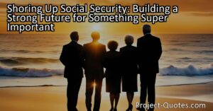 Shoring Up Social Security: Building a Strong Future for Something Super Important